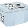 Keeeper Mickey Mouse Blauw 45L Opbergbox 1223968424700 -Jollein Winkel 12237 684 247 1