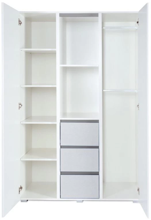 2-Deurs Kast Jasmijn Met 3 Segmenten 4 2-Deurs Kast Jasmijn Met 3 Segmenten - Afbeelding 2