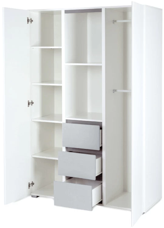 2-Deurs Kast Jasmijn Met 3 Segmenten 5 2-Deurs Kast Jasmijn Met 3 Segmenten - Afbeelding 3