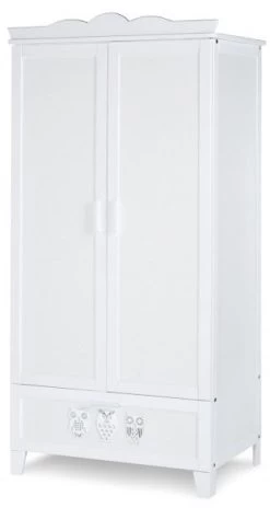 2-Deurs Kast Uil Wit