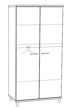 2-Deurskast Naomi NAOK2 -Jollein Winkel 2 deurskast naomi naok2 2 2