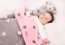 Zaffiro Ecru & Roze Gestipt 75 X 100 Cm Wiegdeken 14994 -Jollein Winkel 23513 23512 groch rozszary145926077856fa8d6a2cf7e 4