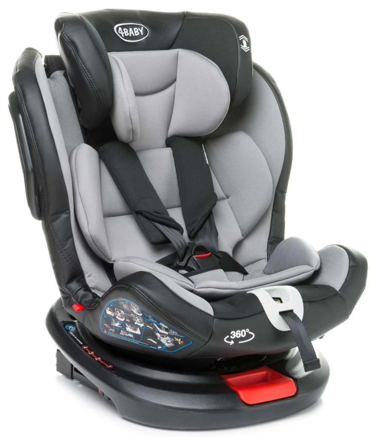 4Baby Roto-Fix Black 360º 0-36 Kg Isofix Autostoel 12 4Baby Roto-Fix Black 360º 0-36 Kg Isofix Autostoel - Afbeelding 10