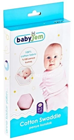 Babyjem Soft Swaddle Medium Ecru Inbakerdoek 4308 -Jollein Winkel Babyjem Soft Swaddle Inbakerdoek 3