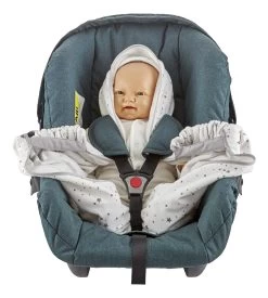 Babyjem Wit/Grijs Wikkeldeken 1116431 -Jollein Winkel Babyjem Wit Grijs Wikkeldeken 1116431 3