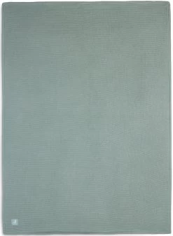 Jollein Basic Knit Forest Green / Fleece 75 X 100 Cm Wiegdeken 517-511-65219 -Jollein Winkel Jollein Basic Knit Forest Green 2 shop