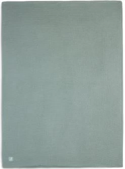 Jollein Basic Knit Forest Green / Fleece 100 X 150 Cm Ledikantdeken 517-522-65219 -Jollein Winkel Jollein Basic Knit Forest Green Fleece 100 x 150 cm Ledikantdeken 517 522 65219 2