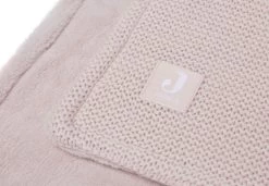 Jollein Basic Knit Pale Pink / Fleece 100 X 150 Cm Ledikantdeken 517-522-65310 -Jollein Winkel Jollein Basic Knit Pale Pink Fleece 100 x 150 cm Ledikantdeken 517 522 65310 4