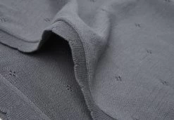 Jollein Pointelle Storm Grey 75 X 100 Cm Wiegdeken 516-511-66064 -Jollein Winkel Jollein Pointelle Storm Grey 75 x 100 cm Wiegdeken 516 511 66064 6
