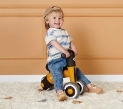 Kinderkraft Minibi Leaf Green Loopfiets KRMIBI00GRE0000 -Jollein Winkel Kinderkraft Minibi Honey Yellow Loopfiets KRMIBI00YEL0000 6