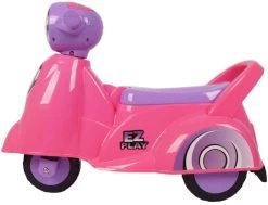Eco Toys Retro Pink Loopscooter 605 -Jollein Winkel Retro Loopscooter Roze1