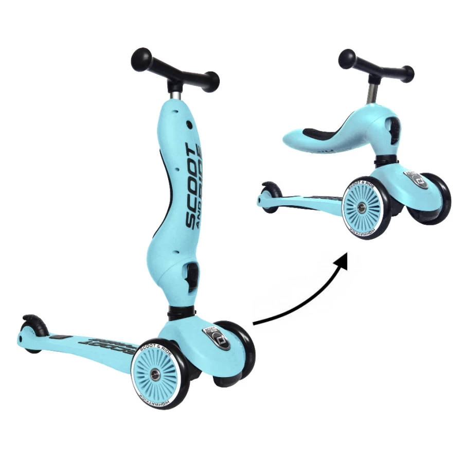 Scoot And Ride Blueberry Highwaykick 1 Step/Loopfiets SR-96352 3 Scoot And Ride Blueberry Highwaykick 1 Step/Loopfiets SR-96352