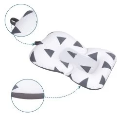 Sevibaby Cozy Triangle Grey Baby Badkussen 69-141 12 Sevibaby Cozy Triangle Grey Baby Badkussen 69-141 -Jollein Winkel Sevibaby Cozy Triangle Grey Baby Badkussen 69 141 5