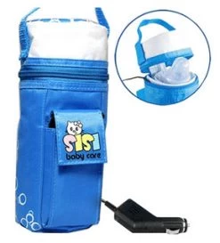 SisiBaby Blauw Auto Flessenwarmer En Thermobox SBC-001N -Jollein Winkel Sisi SBC 001 Blauw Auto Flessenwarmer en Thermobox 2 4