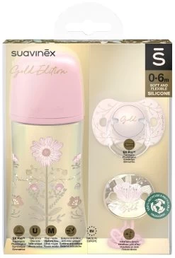Suavinex Gold Pink Gift Set SXSGZ1080231 -Jollein Winkel Suavinex Gold Pink Gift Set SXSGZ1080231.1