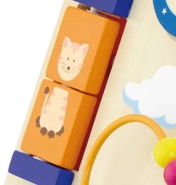 Viga Activity Walker Multicolor Houten Loopwagen 50950 -Jollein Winkel Viga Activity Walker Multicolor Houten Loopwagen 50950 3