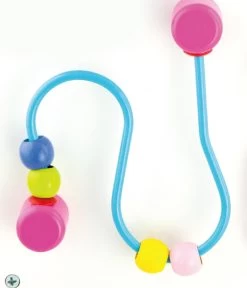 Viga Activity Walker Roze Houten Loopwagen 50178 -Jollein Winkel Viga Activity Walker Roze Houten Loopwagen 50178 3