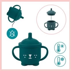 Babymoov Learn'Isy Hond Kinderservies Set Incl. Silicone Slab A005403 -Jollein Winkel a005403 kitlearnisychien packwebuniversal05 3661276174054 540x