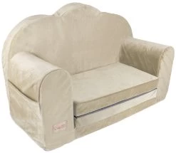 Albero Mio Cloud Sofa Velvet Beige Slaapbank V110