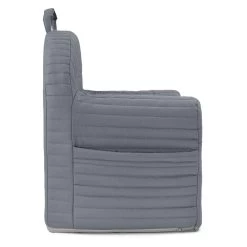 Albero Mio Stripe Graphite Kinderfauteuil -Jollein Winkel albero mio stripe graphite kinderfauteuil 4