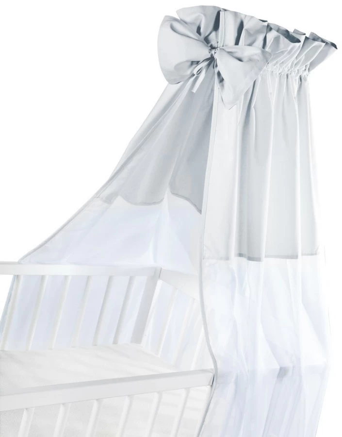 Albero Mio Voile Grey 200x150 Cm Sluier Met Strik 3 Albero Mio Voile Grey 200x150 Cm Sluier Met Strik