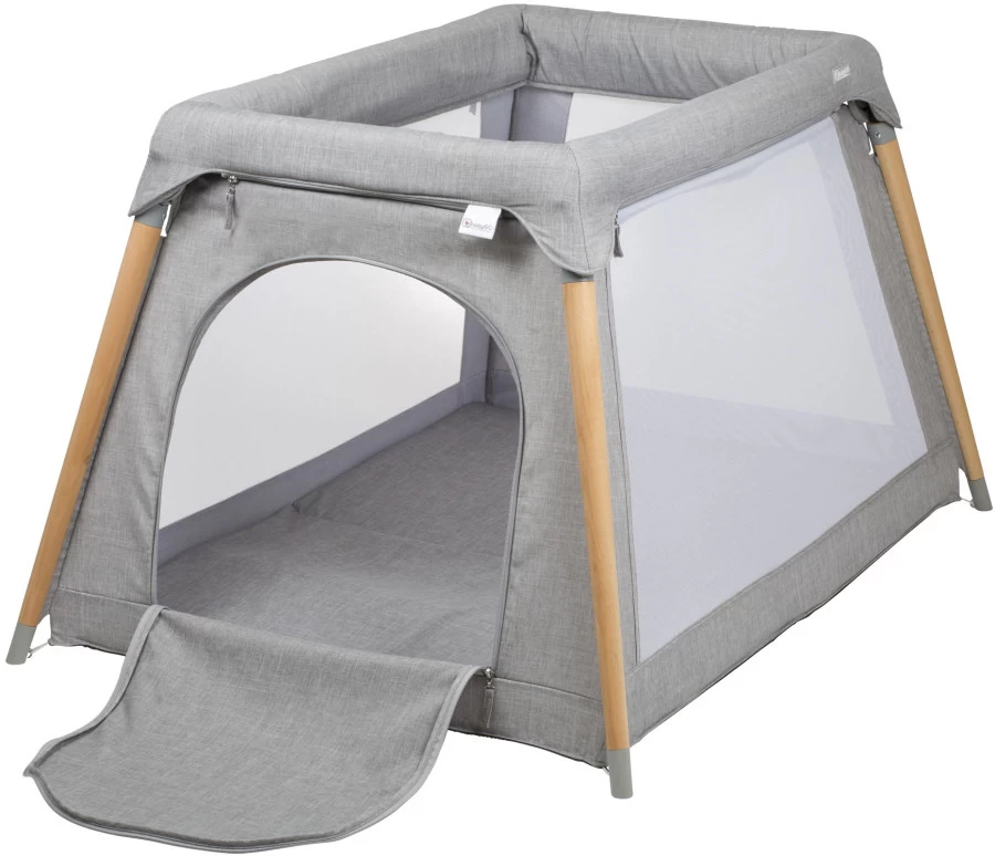 Babygo Groovy Grijs Campingbedje Incl. Bodemverhoger 4551 4 Babygo Groovy Grijs Campingbedje Incl. Bodemverhoger 4551 - Afbeelding 2
