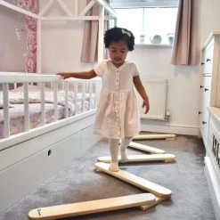 Babygo Nature 4-delige Balansbalk 8602 -Jollein Winkel babygo nature balansbalk sfeer 2