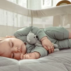 Babygo SideBySide Creme Wieg Aan Bed 4161 -Jollein Winkel babygo sidebyside creme wieg aan bed 4161 2