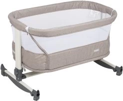 Babygo Vivaldi Beige Wieg Aan Bed 4652 -Jollein Winkel babygo vivaldi beige wieg aan bed 4652 1