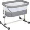 Babygo Vivaldi Grey Wieg Aan Bed 4651 -Jollein Winkel babygo vivaldi grey wieg aan bed 4651