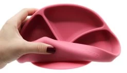 Babyjem Roze Siliconen Bordje 715 -Jollein Winkel babyjem roze siliconen bordje 715 3