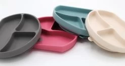 Babyjem Roze Siliconen Bordje 715 -Jollein Winkel babyjem siliconen bordje 715 10 3