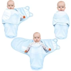 Babyjem Soft Swaddle Medium Ecru Inbakerdoek 4308 -Jollein Winkel babyjem soft swaddle me blauw wikkeldeken 1114302 2 1