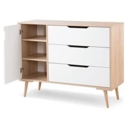 Babykamer Marloes Naturel: Ledikant, Commode & 2-Deurskast -Jollein Winkel babykamer marloes ledikant commode kast 5 2