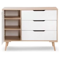 Babykamer Marloes Naturel: Ledikant, Commode & 2-Deurskast -Jollein Winkel babykamer marloes ledikant commode kast 6 2