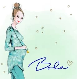 Babylonia Bola Voetjes Zilver Zwangerschapsketting Met Babybel VF109 -Jollein Winkel babylonia bola