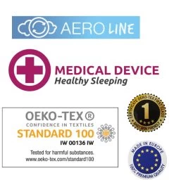 Babymatex AeroLine Oxi 70x140 Cm Matrasbeschermer TB0331_01 -Jollein Winkel babymatex oxi drukverlagende matrastopper tb0211 324 327 331 7 5 3