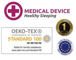 Babymatex ECO Latex 70x140 Cm Juniormatras TB0378 -Jollein Winkel babymatex oxi drukverlagende matrastopper tb0211 324 327 331 9 1