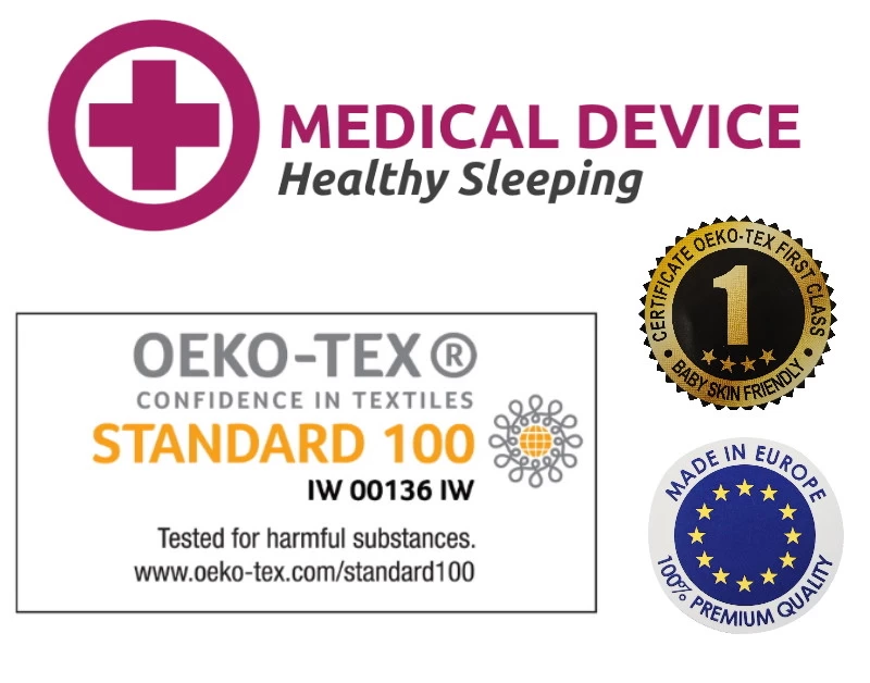 Babymatex Softi Simple 60x120cm Ledikantmatras TB0225 5 Babymatex Softi Simple 60x120cm Ledikantmatras TB0225 - Afbeelding 3