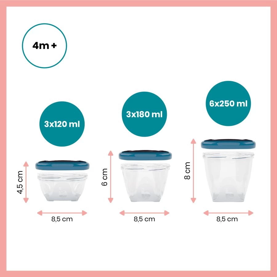 Babymoov Babybols Multi Set Bewaarbakjes A004310 8 Babymoov Babybols Multi Set Bewaarbakjes A004310 - Afbeelding 6