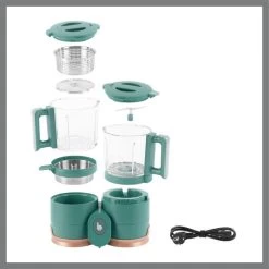 Babymoov Nutribaby Glazen 4-in-1 Foodprocessor A001132 -Jollein Winkel babymoov glazen nutribaby a001132 7