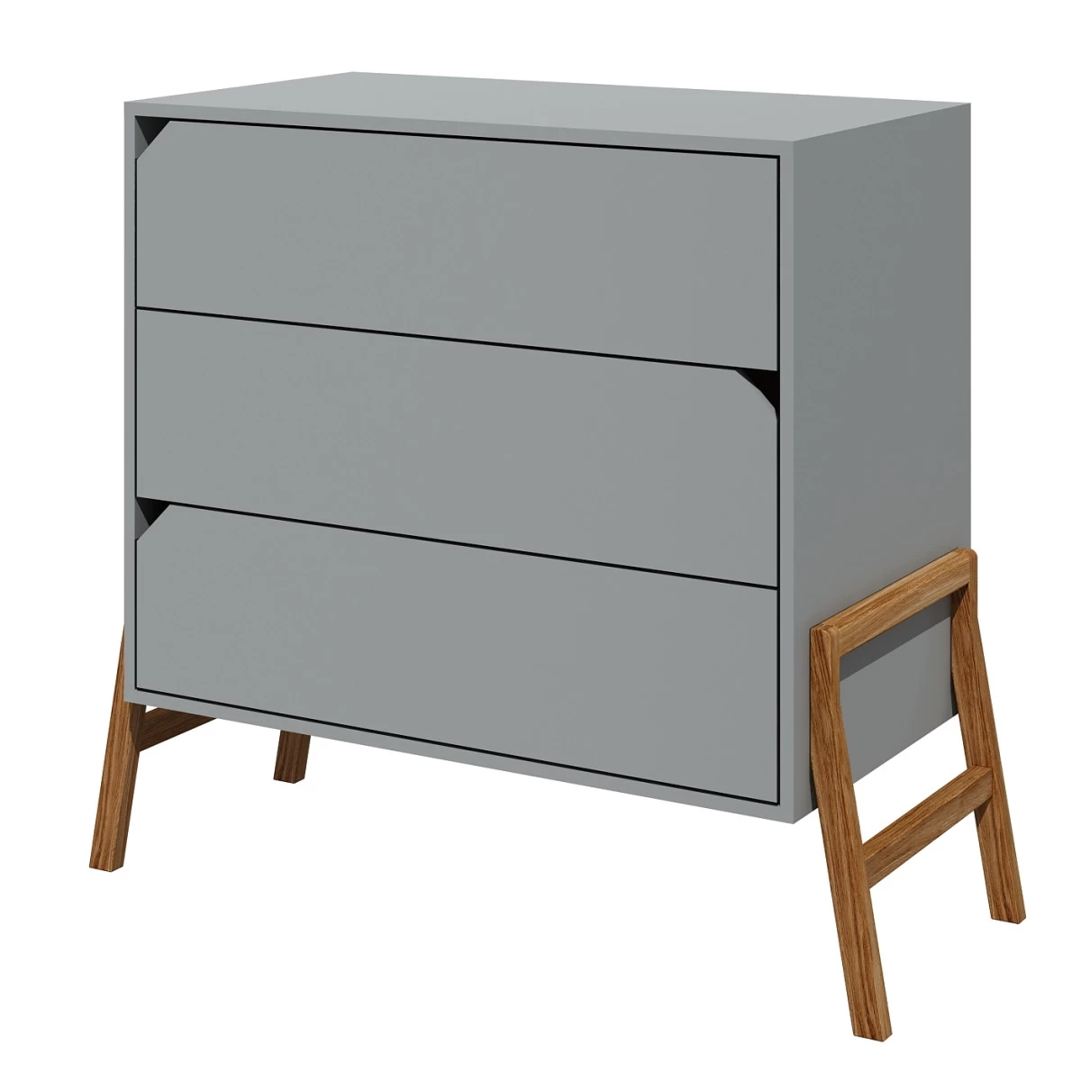 Bellamy Lotta Grey Babykamer: Ledikant/Juniorbed En Commode 10 Bellamy Lotta Grey Babykamer: Ledikant/Juniorbed En Commode - Afbeelding 8