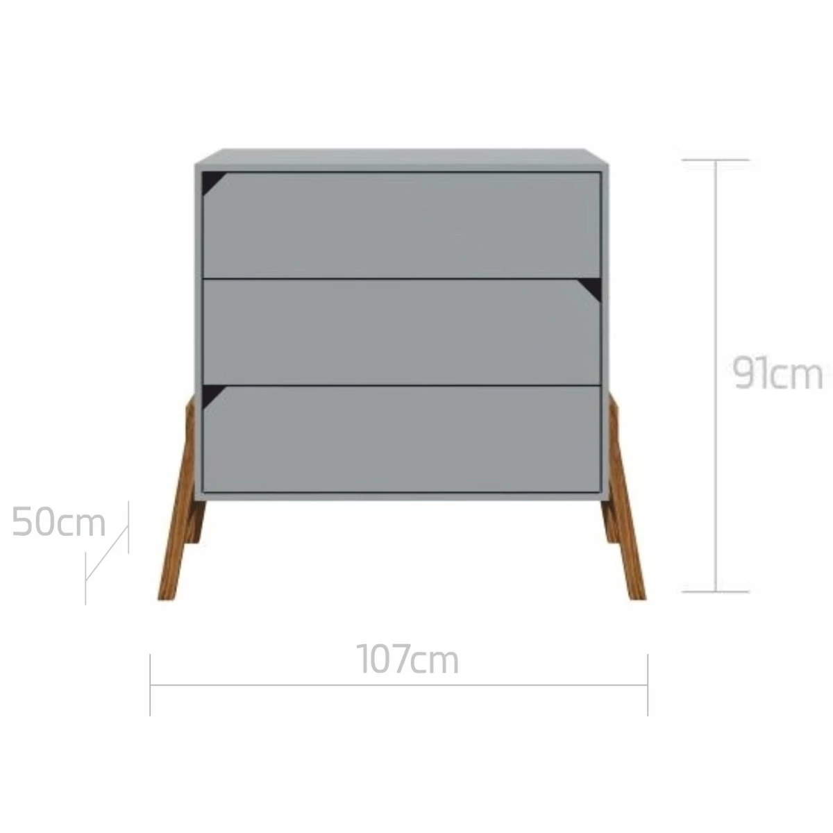 Bellamy Lotta Grey Babykamer: Ledikant/Juniorbed En Commode 11 Bellamy Lotta Grey Babykamer: Ledikant/Juniorbed En Commode - Afbeelding 9