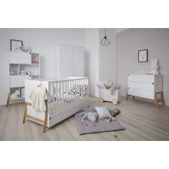 Bellamy Lotta Snow 70 X 140 Cm Ledikant/Juniorbed LOBILO70 -Jollein Winkel bellamy lotta snow babykamer 1