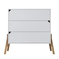 Bellamy Lotta Snow Babykamer: Ledikant/Juniorbed, Commode En 2-Deurskast -Jollein Winkel bellamy lotta snow commode lobikomo 1 2
