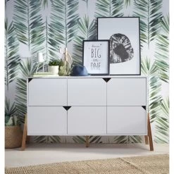 Bellamy Lotta Snow Babykamer: Ledikant/Juniorbed En Commode Met 6 Lades -Jollein Winkel bellamy lotta snow commode met 6 lades lobiko6s 4 1