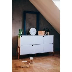 Bellamy Lotta Snow Commode Met 6 Lades LOBIKO6S -Jollein Winkel bellamy lotta snow commode met 6 lades lobiko6s 5
