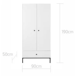 Bellamy Lumi White 2-Deurskast LUBISZ2D 12 Bellamy Lumi White 2-Deurskast LUBISZ2D -Jollein Winkel bellamy lumi white 2 deurskast lubisz2d 4