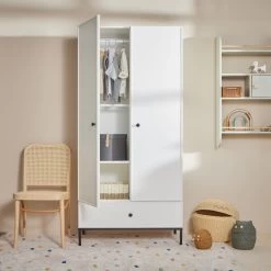 Bellamy Lumi White 2-Deurskast LUBISZ2D 14 Bellamy Lumi White 2-Deurskast LUBISZ2D -Jollein Winkel bellamy lumi white 2 deurskast lubisz2d 6