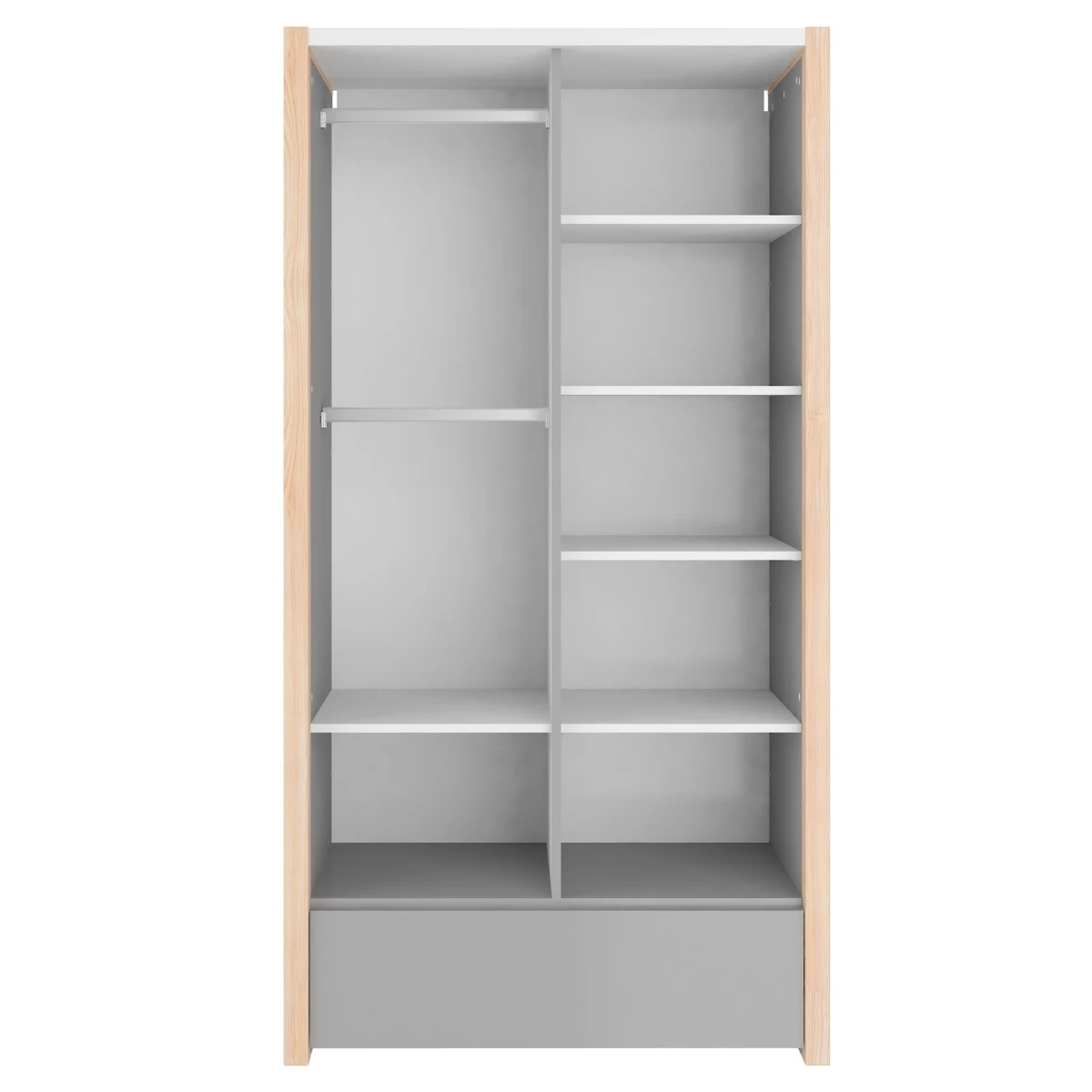 Bellamy Pinette 2-Deurskast PIBSSZ2D 5 Bellamy Pinette 2-Deurskast PIBSSZ2D - Afbeelding 3